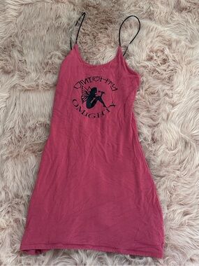 o mighty sparkle fairy tank mini dress sz small